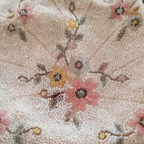 Vintage French Jorelle Beaded Hinged Evening Bag - Picture 14 of 16